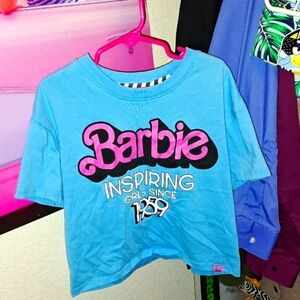 Barbie Blue Short Sleeve Tee with Inspiring Logo